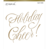 Spellbinders Faux Script Holiday Cheer! Hot Foil Plate (GLP-065) Spellbinders Faux Script Holiday Cheer! Hot Foil Plate (GLP-065)