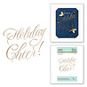 Spellbinders Faux Script Holiday Cheer! Hot Foil Plate (GLP-065) Spellbinders Faux Script Holiday Cheer! Hot Foil Plate (GLP-065)