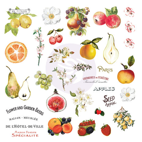 Prima Marketing Inc Fruit Paradise Ephemera with Stickers (638429) Prima Marketing Inc Fruit Paradise Ephemera with Stickers (638429)