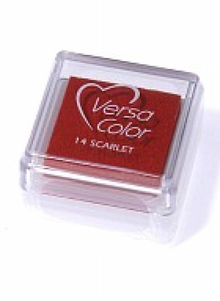 Tsukineko VersaColor 1 Inch Cube Ink Pad Scarlet (VS-14) Tsukineko VersaColor 1 Inch Cube Ink Pad Scarlet (VS-14)