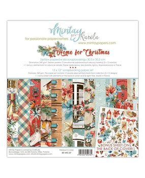 Mintay Home for Christmas 12x12 Inch Scrapbooking Paper Set (MT-HFC-07) Mintay Home for Christmas 12x12 Inch Scrapbooking Paper Set (MT-HFC-07)