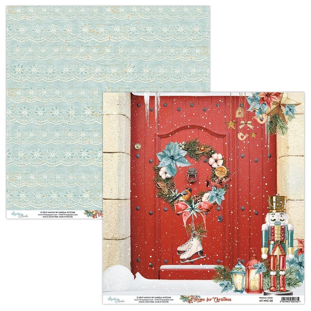 Mintay Home for Christmas 12x12 Inch Scrapbooking Paper Set (MT-HFC-07) Mintay Home for Christmas 12x12 Inch Scrapbooking Paper Set (MT-HFC-07)