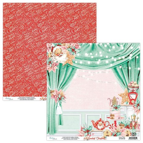 Mintay The Sweetest Christmas 12x12 Inch Scrapbooking Paper Set 