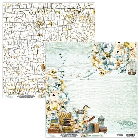 Mintay Old Manor 12x12 Inch Scrapbooking Paper Set (MT-OLD-07)