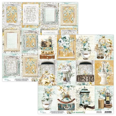 Mintay Old Manor 12x12 Inch Scrapbooking Paper Set (MT-OLD-07)