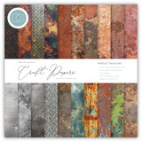 Craft Consortium Metal Textures 6x6 Inch Paper Pad (CCEPAD005B)