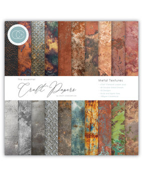 Craft Consortium Metal Textures 6x6 Inch Paper Pad (CCEPAD005B) Craft Consortium Metal Textures 6x6 Inch Paper Pad (CCEPAD005B)