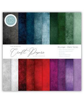 Craft Consortium Grunge Dark Tones 6x6 Inch Paper Pad (CCEPAD007B) Craft Consortium Grunge Dark Tones 6x6 Inch Paper Pad (CCEPAD007B)