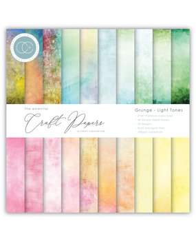 Craft Consortium Grunge Light Tones 6x6 Inch Paper Pad (CCEPAD008B) Craft Consortium Grunge Light Tones 6x6 Inch Paper Pad (CCEPAD008B)