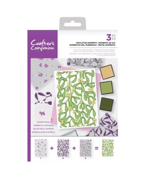 Crafter's Companion Mistletoe Moments Background Layering Stamps (CC-STP-MISM) Crafter's Companion Mistletoe Moments Background Layering Stamps (CC-STP-MISM)