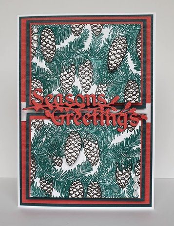 Crafter's Companion Winter Pine Background Layering Stamps (CC-STP-WINP)