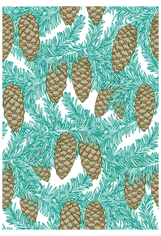 Crafter's Companion Winter Pine Background Layering Stamps (CC-STP-WINP)