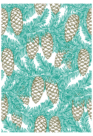 Crafter's Companion Winter Pine Background Layering Stamps (CC-STP-WINP)