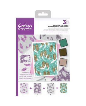Crafter's Companion Winter Pine Background Layering Stamps (CC-STP-WINP)