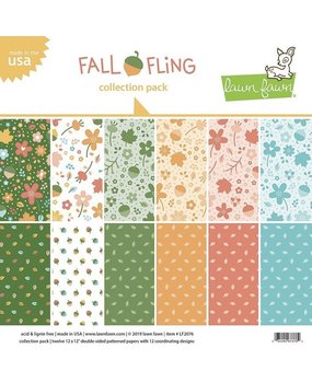 Lawn Fawn Fall Fling 12x12 Inch Collection Pack (LF2076)
