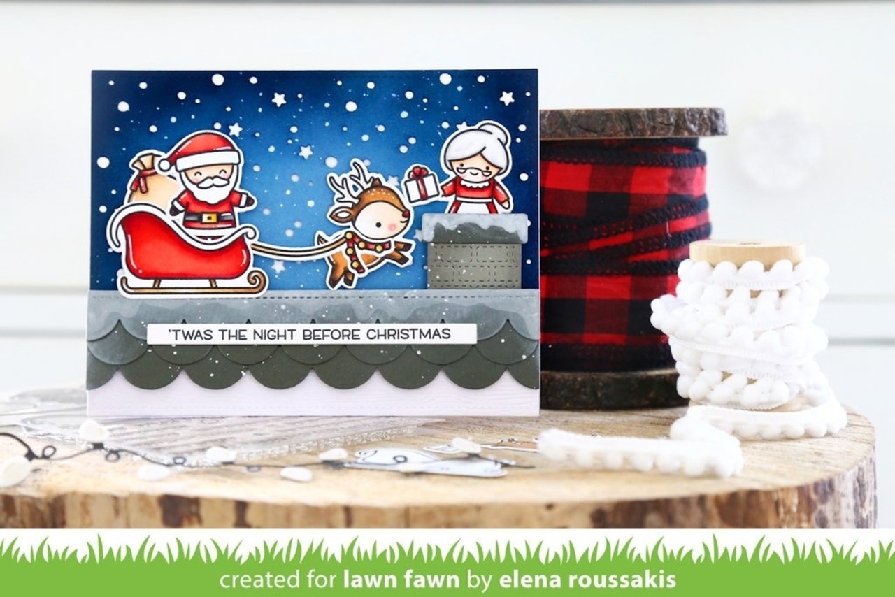 Lawn Fawn Ho-Ho-Holidays Clear Stamps (LF2029)