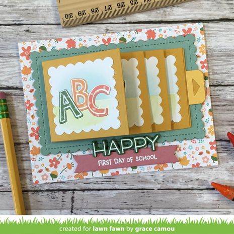 Lawn Fawn Plan On It: School Clear Stamps (LF2040)