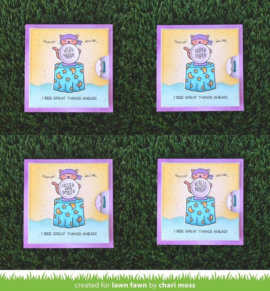 Lawn Fawn Fortune Teller Tabby Dies (LF2017) Lawn Fawn Fortune Teller Tabby Dies (LF2017)