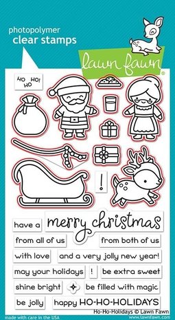 Lawn Fawn Ho-Ho-Holidays Dies (LF2030)