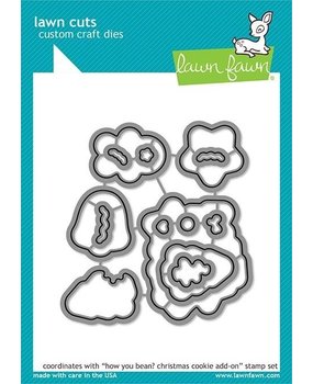 Lawn Fawn How You Bean? Christmas Cookie Add-on Dies (LF2034) Lawn Fawn How You Bean? Christmas Cookie Add-on Dies (LF2034)