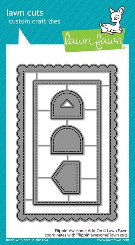 Lawn Fawn Flippin' Awesome Add-on Dies (LF2044) Lawn Fawn Flippin' Awesome Add-on Dies (LF2044)