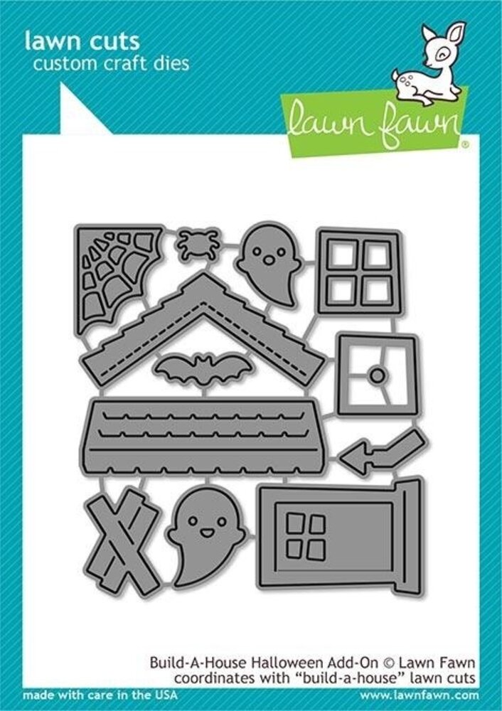 Lawn Fawn Build-a-House Halloween Add-on Dies (LF2047) Lawn Fawn Build-a-House Halloween Add-on Dies (LF2047)