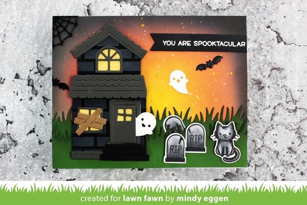 Lawn Fawn Build-a-House Halloween Add-on Dies (LF2047) Lawn Fawn Build-a-House Halloween Add-on Dies (LF2047)