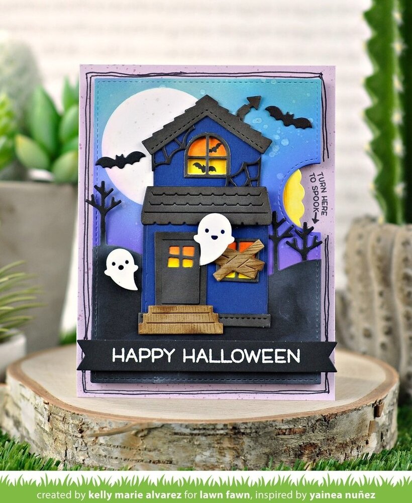 Lawn Fawn Build-a-House Halloween Add-on Dies (LF2047) Lawn Fawn Build-a-House Halloween Add-on Dies (LF2047)