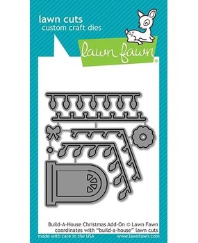 Lawn Fawn Build-a-House Christmas Add-on Dies (LF2048) Lawn Fawn Build-a-House Christmas Add-on Dies (LF2048)