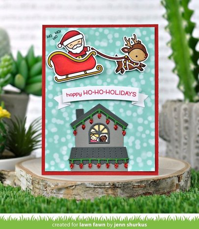 Lawn Fawn Build-a-House Christmas Add-on Dies (LF2048) Lawn Fawn Build-a-House Christmas Add-on Dies (LF2048)