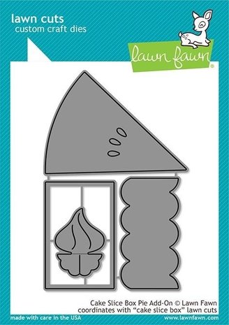 Lawn Fawn Cake Slice Box Pie Add-on Dies (LF2053) Lawn Fawn Cake Slice Box Pie Add-on Dies (LF2053)
