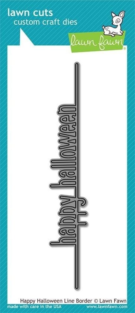 Lawn Fawn Happy Halloween Line Border Die (LF2061) Lawn Fawn Happy Halloween Line Border Die (LF2061)