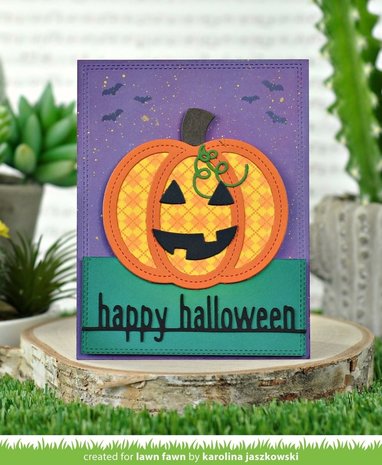 Lawn Fawn Happy Halloween Line Border Die (LF2061) Lawn Fawn Happy Halloween Line Border Die (LF2061)