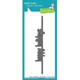 Lawn Fawn Happy Holidays Line Border Die (LF2062)