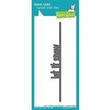 Lawn Fawn Let It Snow Line Border Die (LF2063)