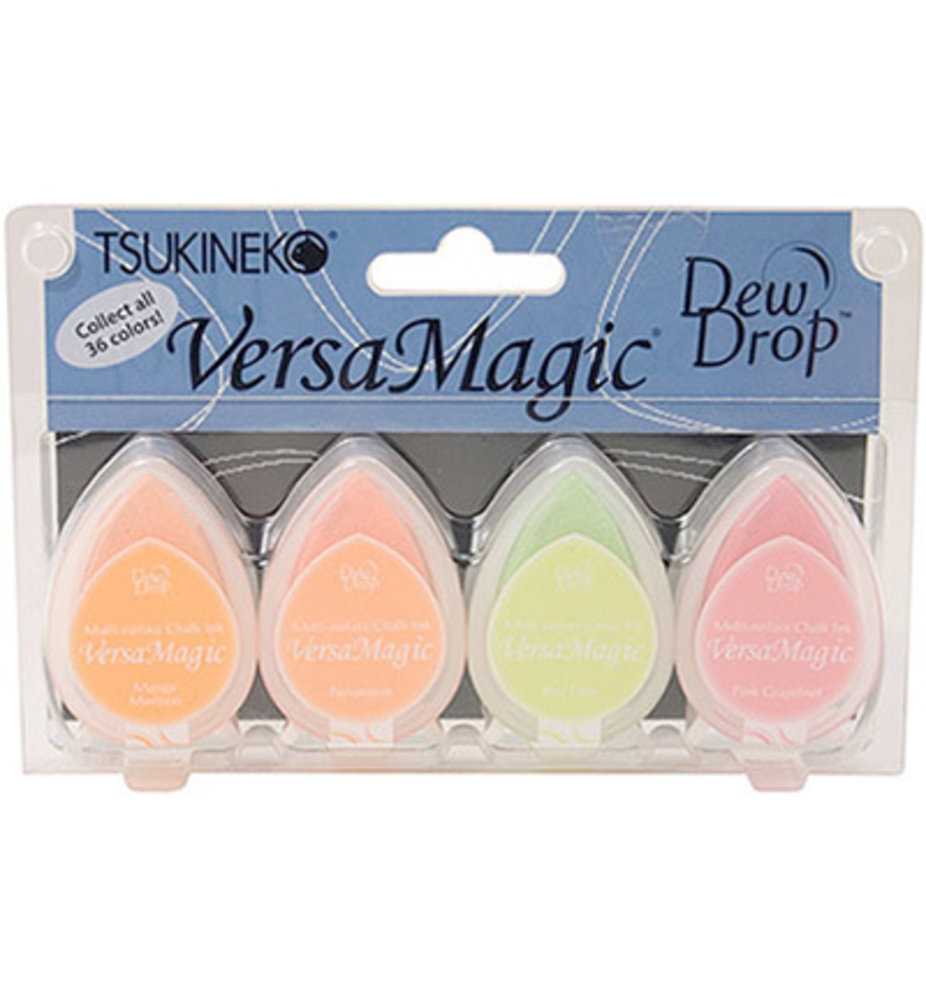 Tsukineko VersaMagic Fruit Cocktail Chalk Pigment Ink Set (GD-100-003) Tsukineko VersaMagic Fruit Cocktail Chalk Pigment Ink Set (GD-100-003)