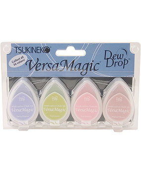 Tsukineko VersaMagic Flower Pot Chalk Pigment Ink Set (GD-100-007) Tsukineko VersaMagic Flower Pot Chalk Pigment Ink Set (GD-100-007)