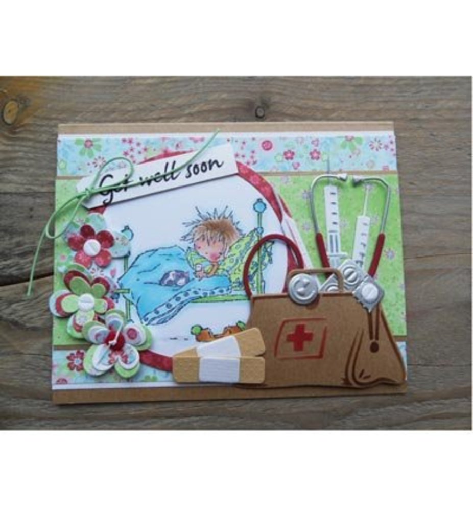 Marianne Design Craftable Get Well Soon (CR1318) Marianne Design Craftable Get Well Soon (CR1318)