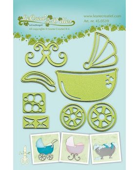 Leane Creatief LeCrea' 3D Dies Baby Stroler (45.0539) Leane Creatief LeCrea' 3D Dies Baby Stroler (45.0539)