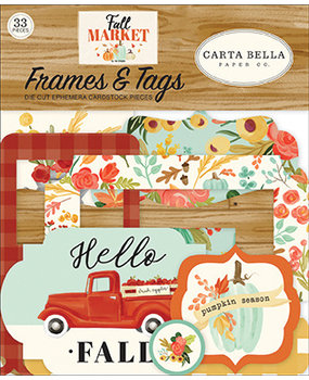 Carta Bella Fall Market Ephemera Frames & Tags (CBFAM105025)