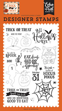 Echo Park All Hallows Eve Clear Stamps (TT186042)