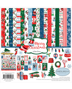 Carta Bella Merry Christmas 12x12 Inch Collection Kit (CBMC107016) Carta Bella Merry Christmas 12x12 Inch Collection Kit (CBMC107016)