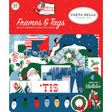 Carta Bella Merry Christmas Ephemera Frames & Tags (CBMC107025)