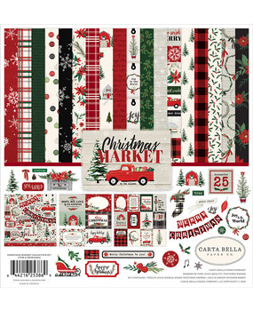 Carta Bella Christmas Market 12x12 Inch Collection Kit (CBCM106016) Carta Bella Christmas Market 12x12 Inch Collection Kit (CBCM106016)