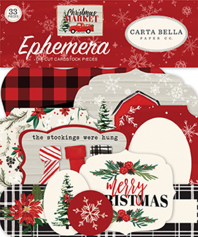 Carta Bella Christmas Market Ephemera (CBCM106024)
