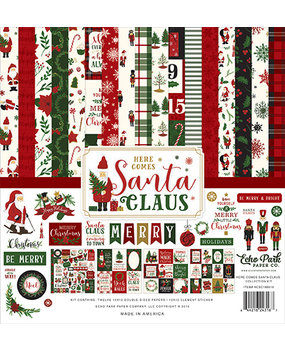 Echo Park Here Comes Santa Claus 12x12 Inch Collection Kit (HCSC188016)