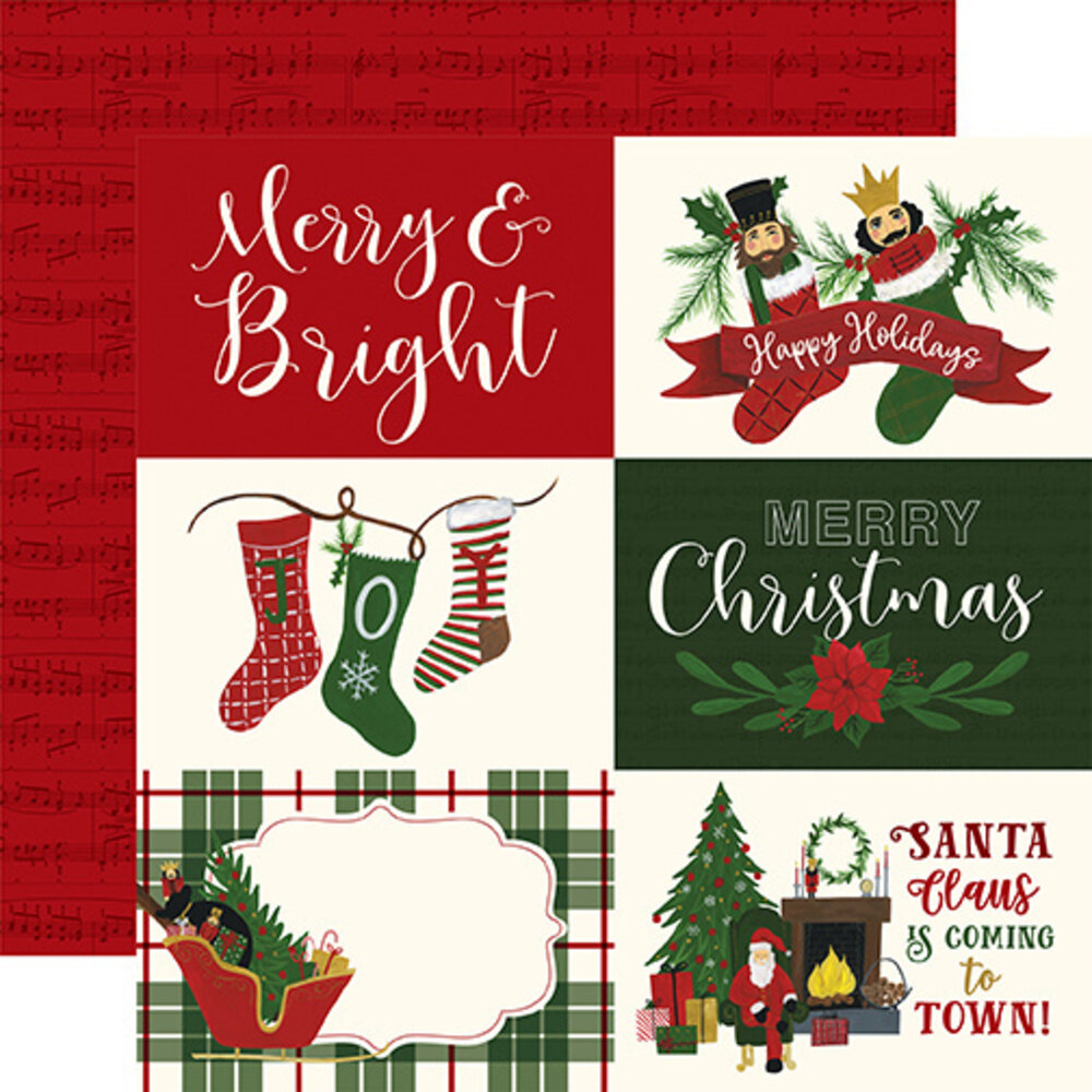 Echo Park Here Comes Santa Claus 12x12 Inch Collection Kit (HCSC188016) Echo Park Here Comes Santa Claus 12x12 Inch Collection Kit (HCSC188016)