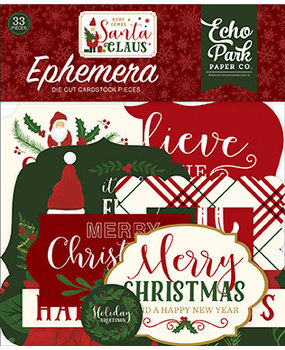 Echo Park Here Comes Santa Claus Ephemera (HCSC188024) Echo Park Here Comes Santa Claus Ephemera (HCSC188024)
