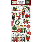 Echo Park Here Comes Santa Claus 6x13 Inch Chipboard Accents (HCSC188021)