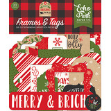 Echo Park My Favorite Christmas Ephemera Frames & Tags (MFC190025)